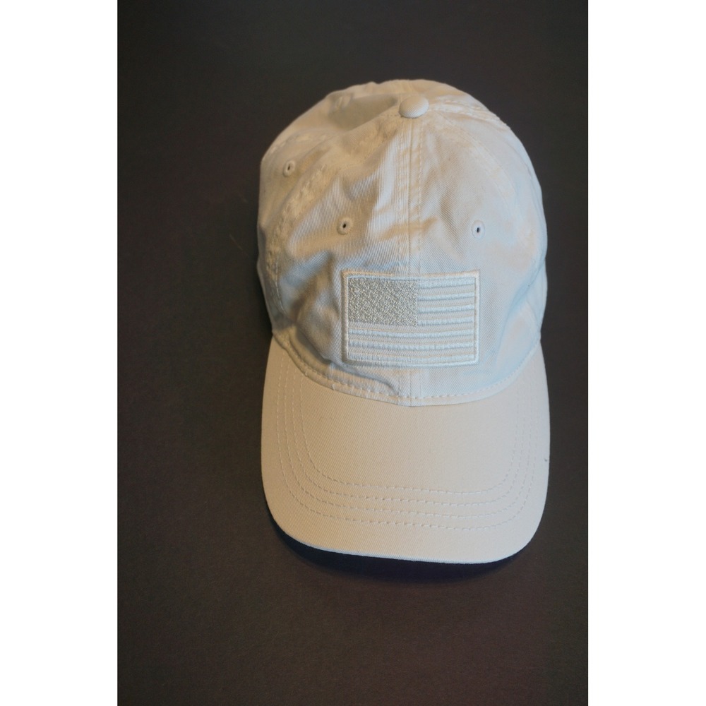 Academy Sports Outdoors White American Flag Cotton Baseball Cap Hat SGAAMZ2028